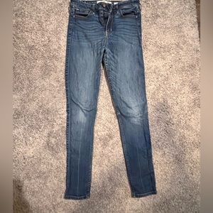 Hollister high rise super skinny denim jeans ladies teen